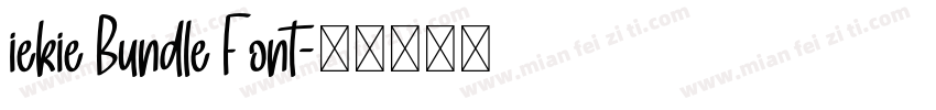 iekie Bundle Font字体转换